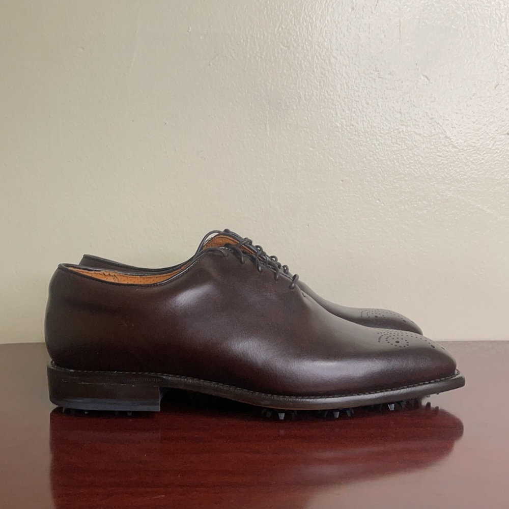 Justin Golf Classic Leather Square Toe Golf Shoes